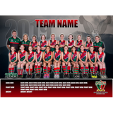 Laminated Team Photo